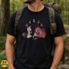 Kitsune Fox and Tanuki Drinking Tea Japanese Folklore Cute T-Shirt 7 Kitsune Fox and Tanuki Drinking Tea Japanese Folklore Cute Shirt