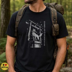 Kitsune Fox Guardian Of The Sacred Rice Inari Shrine Torii Gate Shirt