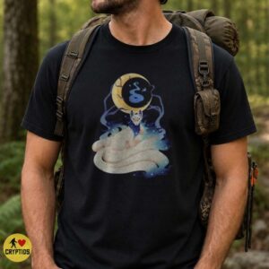 Kitsune Fox Mask Crescent Moon Tails Night Sky Celestial Japanese Art T-Shirt 7 Kitsune Fox Mask Crescent Moon Tails Night Sky Celestial Japanese Art Shirt