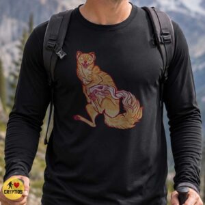 Kitsune Fox Spirit Skull Transformation Japanese Folklore Cryptid T-Shirt 5 Kitsune Fox Spirit Skull Transformation Japanese Folklore Cryptid Shirt