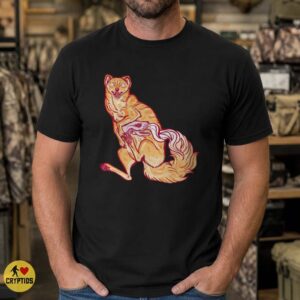 Kitsune Fox Spirit Skull Transformation Japanese Folklore Cryptid T-Shirt 7 Kitsune Fox Spirit Skull Transformation Japanese Folklore Cryptid Shirt
