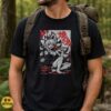 Kitsune Nine Tailed Fox Eating Yakitori Anime Japanese Folklore T-Shirt 9 Kitsune Nine Tailed Fox Eating Yakitori Anime Japanese Folklore Shirt