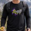 Kitsune Nine-Tailed Fox Nonbinary Pride Flag Colors Fantasy Furry Art T-Shirt 5 Kitsune Nine-Tailed Fox Nonbinary Pride Flag Colors Fantasy Furry Art Shirt