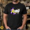 Kitsune Nine-Tailed Fox Nonbinary Pride Flag Colors Fantasy Furry Art T-Shirt 6 Kitsune Nine-Tailed Fox Nonbinary Pride Flag Colors Fantasy Furry Art Shirt