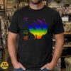 Kitsune Nine-Tailed Fox Rainbow Pride LGBT Japanese Folklore Shirt