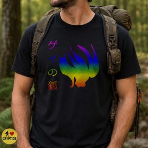 Kitsune Nine-Tailed Fox Rainbow Pride LGBT Japanese Folklore T-Shirt 7 Kitsune Nine-Tailed Fox Rainbow Pride LGBT Japanese Folklore Shirt
