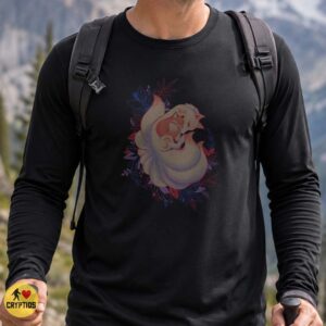 Kitsune Nine-Tailed Fox Sleeping Botanical Cottagecore Japanese Mythology T-Shirt 7 Kitsune Nine-Tailed Fox Sleeping Botanical Cottagecore Japanese Mythology Shirt