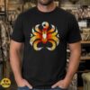 Kitsune Nine-Tailed Fox Triple Moon Goddess Fire Watercolor Art T-Shirt 7 Kitsune Nine-Tailed Fox Triple Moon Goddess Fire Watercolor Art Shirt