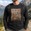 Kitsune White Fox Eating Ramen Chopsticks Japanese Kanji Love Art Shirt