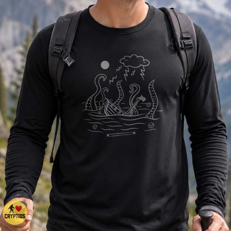 11+ Best Kraken Clothing & Apparel for Every Sea Monster Fan 4 Kraken Attacks Pirate Ship Sea Monster Ocean Storm Shirt