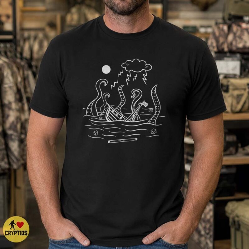 The Ultimate Kraken Gift Guide: 15+ Legendary Gifts for Sea Monster Fans 7 Kraken Attacks Pirate Ship Sea Monster Ocean Storm Shirt