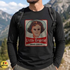 Little Cryptid Snack Cakes Black Eyed Kid Little Debbie Parody Funny Shirt