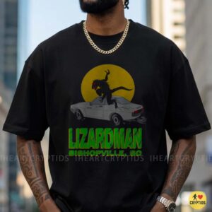 Lizard Man Bishopville SC Cryptid Monster T-Shirt 7 Lizard Man Bishopville SC Cryptid Monster Shirt