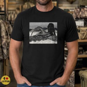 Lizard Man Desert Monster Vintage Cryptid Art Shirt