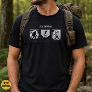 Local Cryptids Skunk Ape Fresno Nightcrawler My Boyfriend Funny Shirt