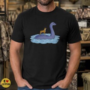 Loch Ness Monster Boxer Dog Funny Cute Cryptid Shirt