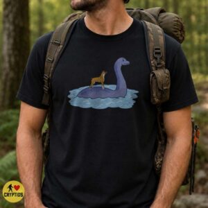 Loch Ness Monster Boxer Dog Funny Cute Cryptid Shirt