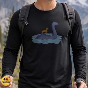Loch Ness Monster Boxer Dog Funny Cute Cryptid Shirt