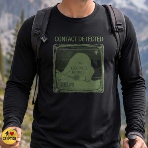 Loch Ness Monster Contact Detected Sonar 700ft Depth Radar Screen Cryptid Shirt