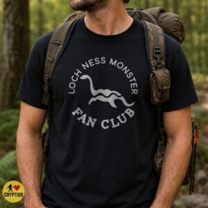 Loch Ness Monster Fan Club Minimalist Nessie Cryptid T-Shirt 6 Loch Ness Monster Fan Club Minimalist Nessie Cryptid Shirt