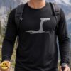 Loch Ness Monster Gun Head Funny Minimalist Cryptid 2nd Amendment Shirt