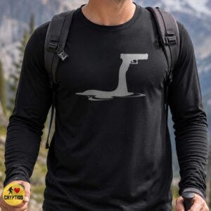 Loch Ness Monster Gun Head Funny Minimalist Cryptid 2nd Amendment T-Shirt 5 Loch Ness Monster Gun Head Funny Minimalist Cryptid 2nd Amendment Shirt