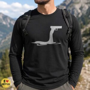 Loch Ness Monster Gun Head Funny Minimalist Cryptid 2nd Amendment T-Shirt 6 Loch Ness Monster Gun Head Funny Minimalist Cryptid 2nd Amendment Shirt