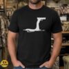 Loch Ness Monster Gun Head Funny Minimalist Cryptid 2nd Amendment Shirt