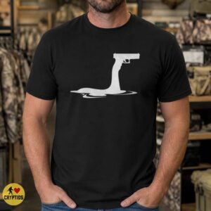 Loch Ness Monster Gun Head Funny Minimalist Cryptid 2nd Amendment T-Shirt 7 Loch Ness Monster Gun Head Funny Minimalist Cryptid 2nd Amendment Shirt