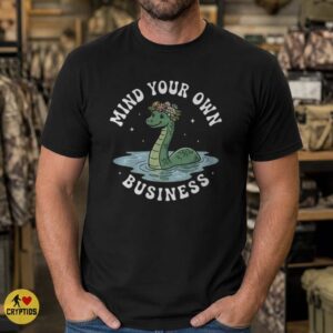 Loch Ness Monster Mind Your Own Business Cute Floral Funny Cryptid T-Shirt 6 Loch Ness Monster Mind Your Own Business Cute Floral Funny Shirt