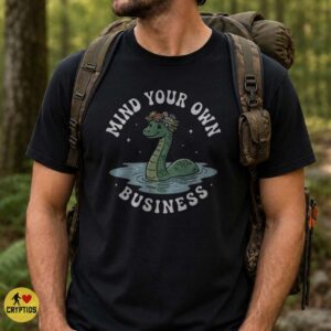 Loch Ness Monster Mind Your Own Business Cute Floral Funny Cryptid T-Shirt 7 Loch Ness Monster Mind Your Own Business Cute Floral Funny Shirt