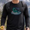 Loch Ness Monster Relaxy Nessy Unicorn Pool Float Drink Funny Shirt