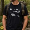 Loch Ness Monster Scotland Castle Full Moon Night Lake Cryptid Shirt
