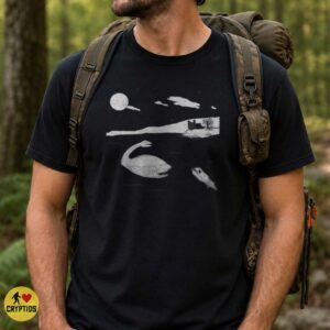 Loch Ness Monster Scotland Castle Full Moon Night Lake Cryptid T-Shirt 6 Loch Ness Monster Scotland Castle Full Moon Night Lake Cryptid Shirt