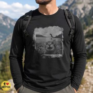 Loch Ness Monster Shocked Cat Funny Vintage Photo Cryptid T-Shirt 5 Loch Ness Monster Shocked Cat Funny Vintage Photo Cryptid Shirt