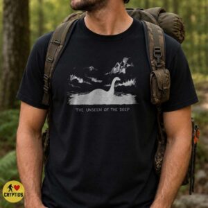 Loch Ness Monster The Unseen of the Deep Dark Sketch Cryptid T-Shirt 7 Loch Ness Monster The Unseen of the Deep Dark Sketch Cryptid Shirt