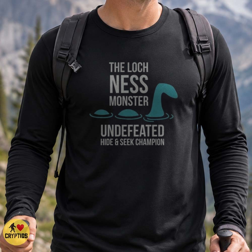 Loch Ness Monster Undefeated Hide And Seek Champion T-Shirt 2 Loch Ness Monster Undefeated Hide And Seek Champion Shirt