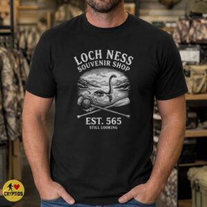 Loch Ness Souvenir Shop Est 565 Still Looking Funny Nessie Scotland T-Shirt 7 Loch Ness Souvenir Shop Est 565 Still Looking Funny Shirt