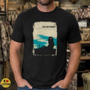 Loveland Frogman 1955 Vintage Minimalist Poster Ohio Cryptid Shirt