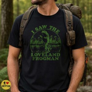Loveland Frogman I Saw the Cryptid Ohio Swamp Vintage T-Shirt 5 Loveland Frogman I Saw the Cryptid Ohio Swamp Vintage Shirt