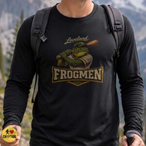 Loveland Frogmen Baseball Mascot Cryptid Frog Ohio Shirt