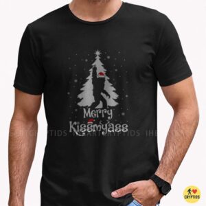 Merry Kiss My Ass Bigfoot Rude Christmas Sasquatch T-Shirt Funny 6 Merry Kiss My Ass Bigfoot Rude Christmas Sasquatch Shirt