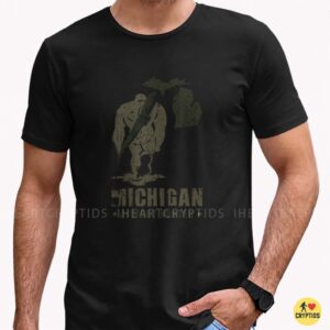 Michigan Bigfoot Hunter Sasquatch Cryptid Tracker Shirt
