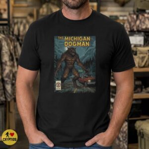 Michigan Dogman Vintage Comic Book Cover Cryptid Horror T-Shirt 7 Michigan Dogman Vintage Comic Book Cover Cryptid Horror Shirt