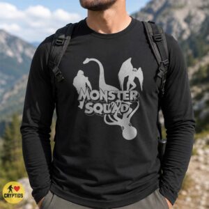 Monster Squad Bigfoot Nessie Mothman Cryptid Team T-Shirt 5 Monster Squad Bigfoot Nessie Mothman Cryptid Team Shirt