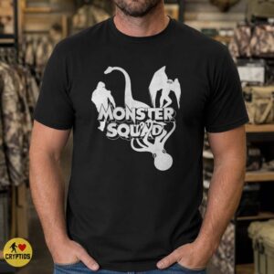 Monster Squad Bigfoot Nessie Mothman Cryptid Team T-Shirt 7 Monster Squad Bigfoot Nessie Mothman Cryptid Team Shirt