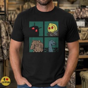 Mothman Flatwoods Monster Squonk Loch Ness Monster Cryptid Window Comic Funny T-Shirt 7 Mothman Flatwoods Monster Squonk Loch Ness Monster Cryptid Window Comic Funny Shirt