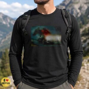 Mothman Red Eyes Night Highway Car Vintage Polaroid Horror Cryptid T-Shirt 5 Mothman Red Eyes Night Highway Car Vintage Polaroid Horror Shirt