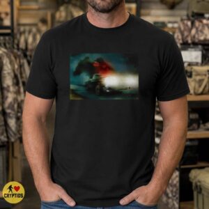 Mothman Red Eyes Night Highway Car Vintage Polaroid Horror Cryptid T-Shirt 6 Mothman Red Eyes Night Highway Car Vintage Polaroid Horror Shirt