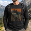 Mothman The Scream Munch Parody Fine Art Cryptid Horror Shirt